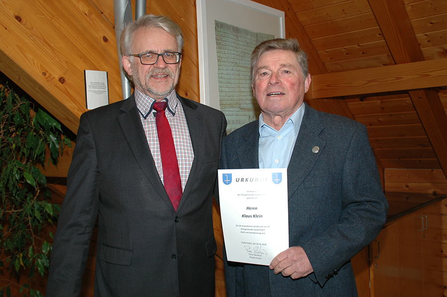 20180303 Ehrung Klaus Klein 